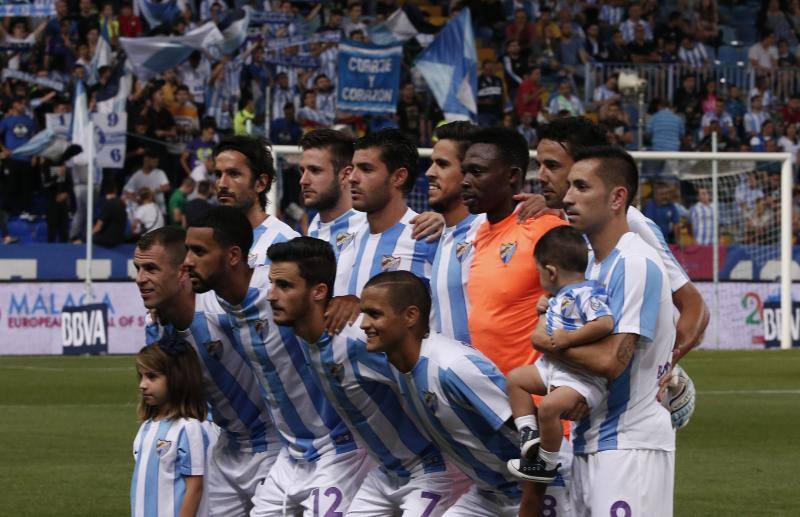 El Málaga-Real Sociedad, en imágenes