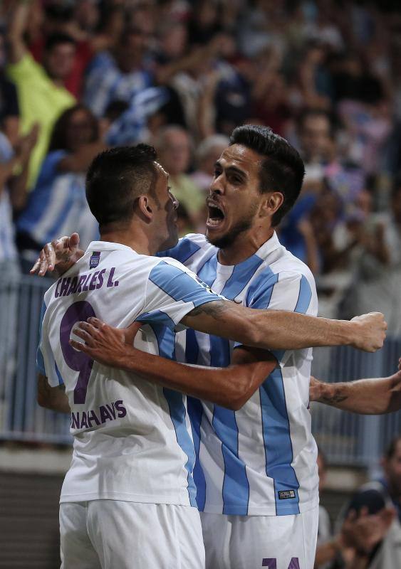 El Málaga-Real Sociedad, en imágenes
