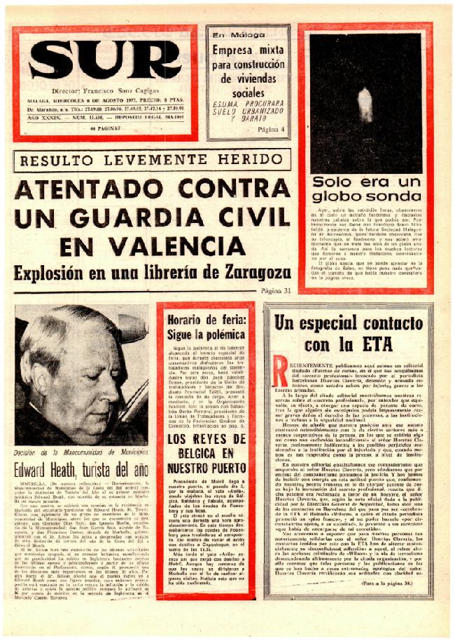 SUR hace 50 años en 1975