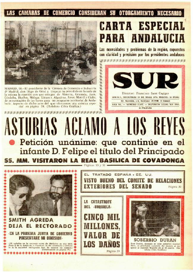 SUR hace 50 años en 1976