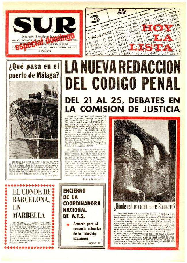 SUR hace 50 años en 1976
