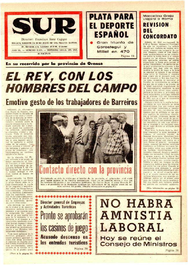 SUR hace 50 años en 1976