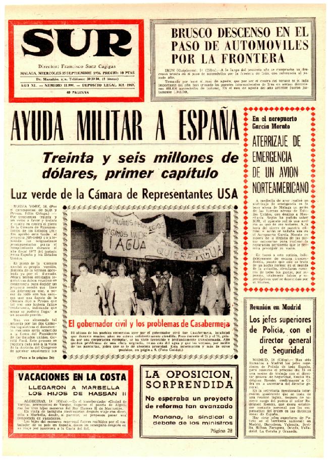 SUR hace 50 años en 1976