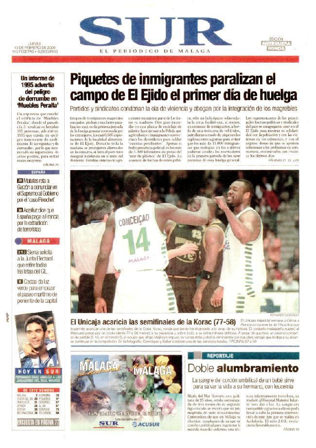 SUR hace 25 años en 2000