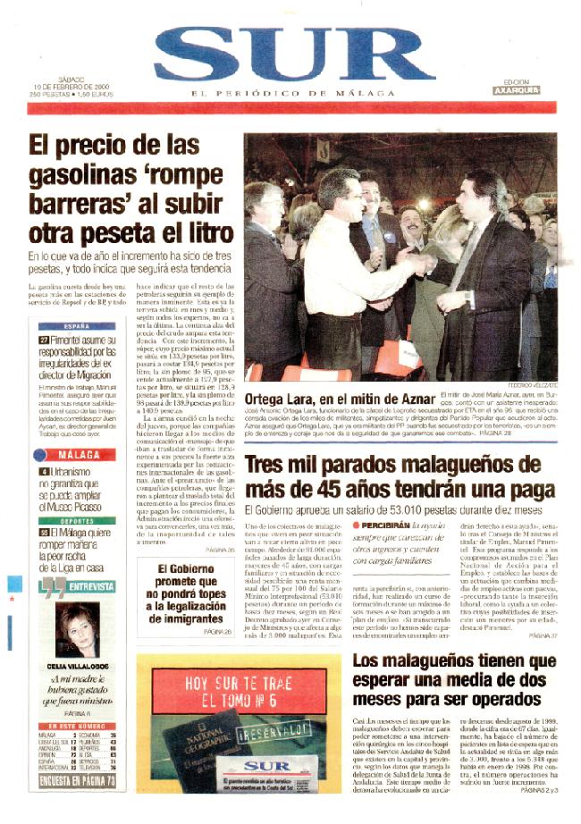 SUR hace 25 años en 2000