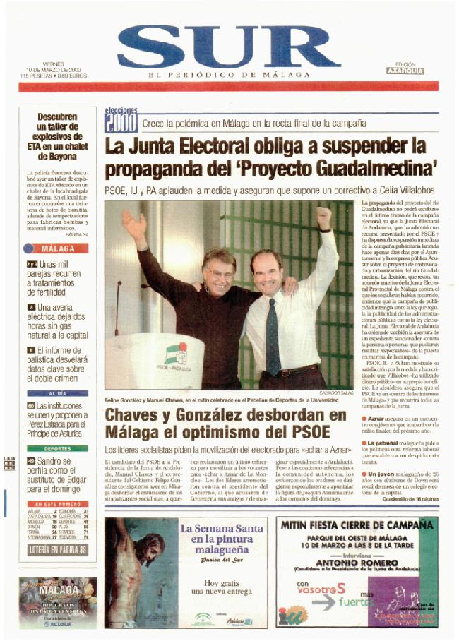 SUR hace 25 años en 2000