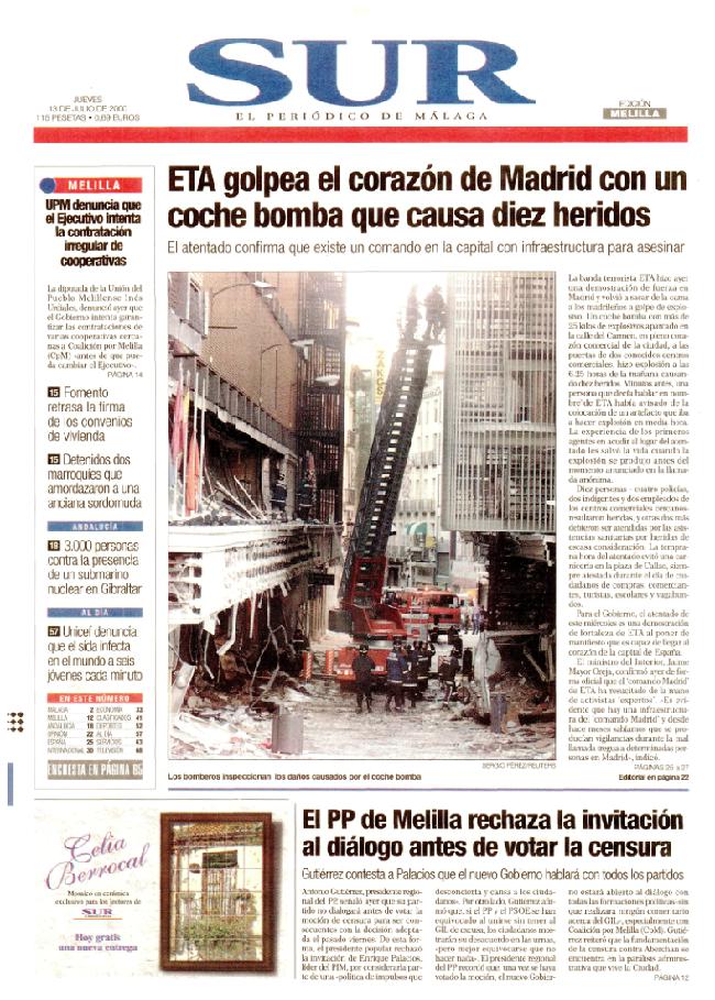 SUR hace 25 años en 2000