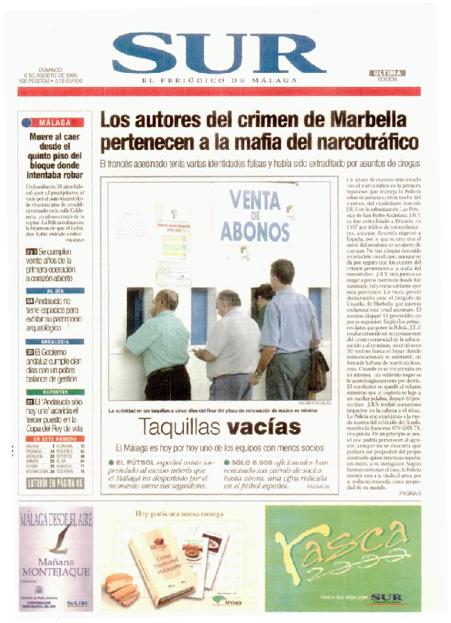 SUR hace 25 años en 2000