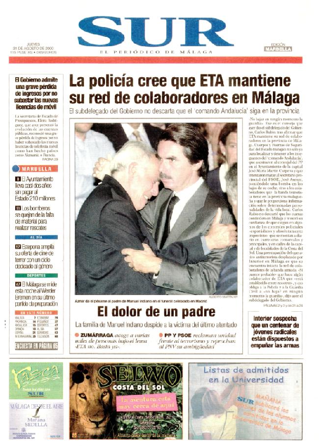 SUR hace 25 años en 2000