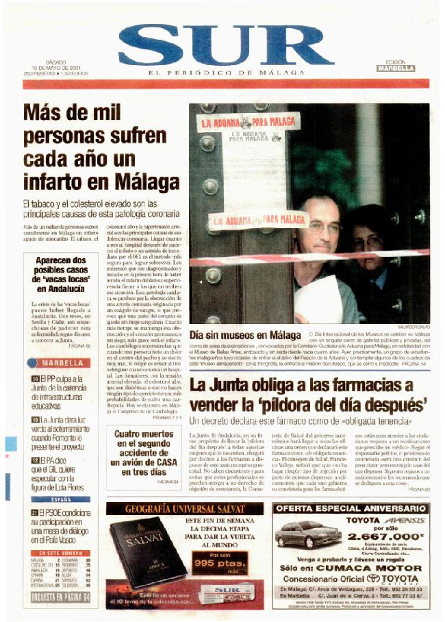 SUR hace 25 años en 2001