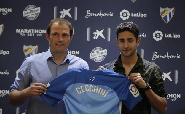Cecchini: «Demichelis me terminó de convencer para venir, me dio confianza»