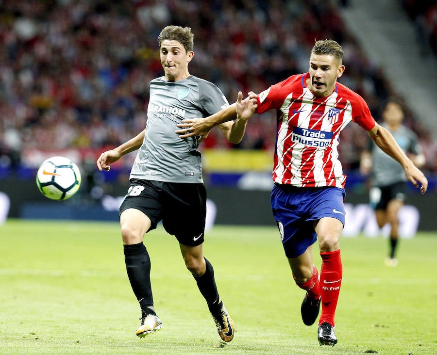 El Málaga cae ante el Atlético de Madrid (1-0)