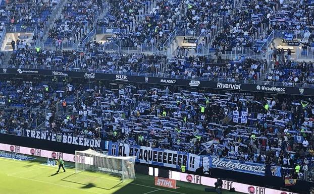 La afición del Málaga seguirá ‘Al ataqueeeeeer’