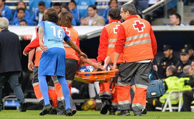 Juan Carlos se lesiona de gravedad y puede decir adiós a la temporada con el Málaga
