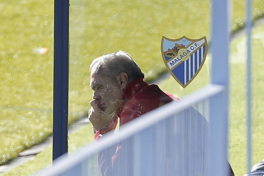 El Málaga prepara su importante choque ante el Getafe