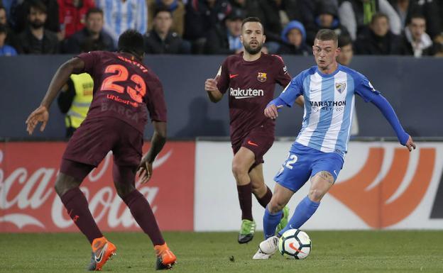 El Málaga, con muy pocas opciones de retener a un Lestienne de menos a más