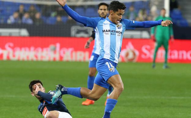 Alberto se estrena en la lista del Málaga contra el Espanyol