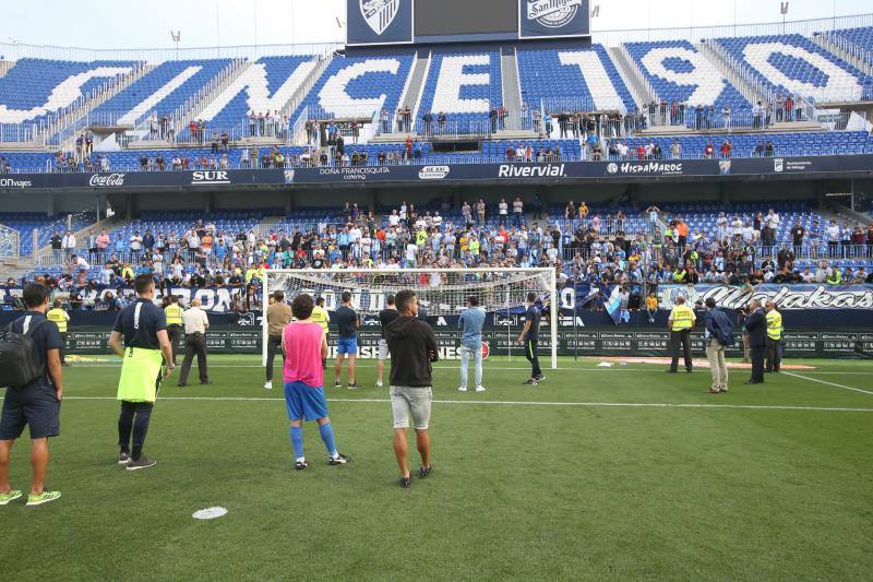El Málaga-Getafe, en fotos