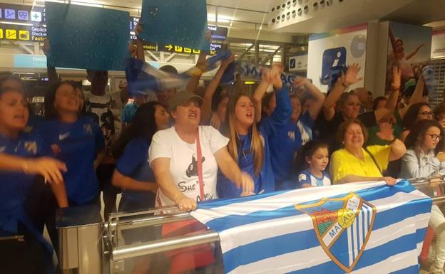 Un recibimiento de categoría al Málaga