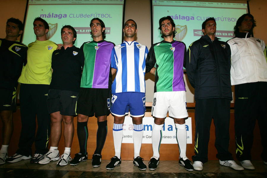 Presentación de las equipaciones para la temporada 2006-07 en Segunda División.