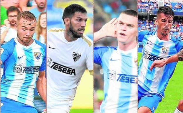 Cuatro malagueños apuntan al once titular