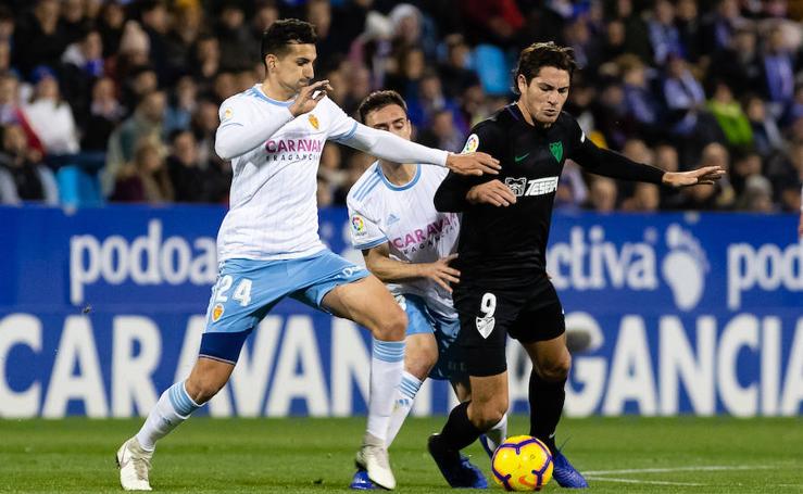 El Málaga gana en Zaragoza (0-2)