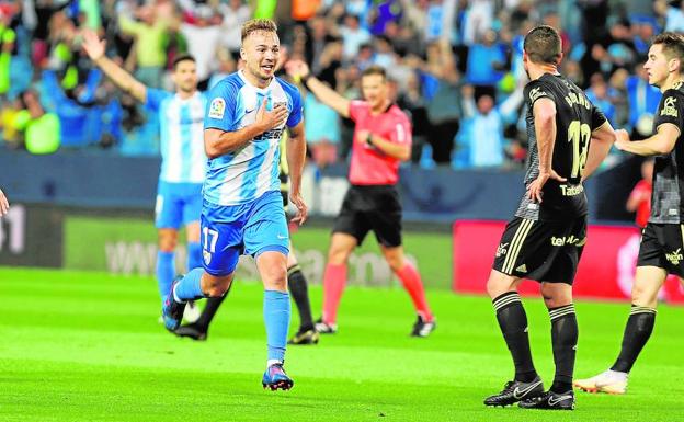 El Málaga dobla su apuesta goleadora