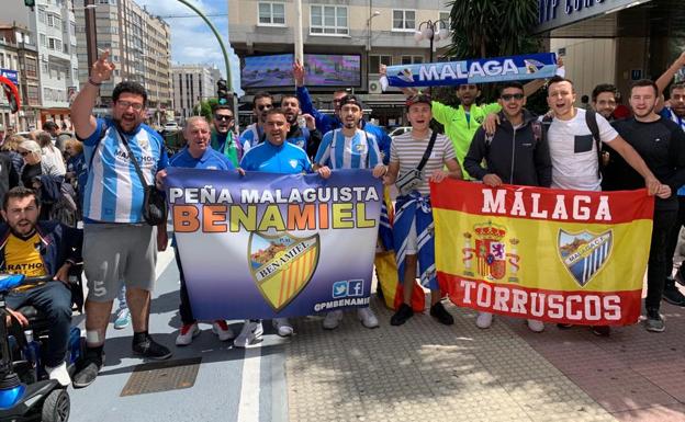 14 horas y 1.200 kilómetros para ver el primer asalto del Málaga en La Coruña