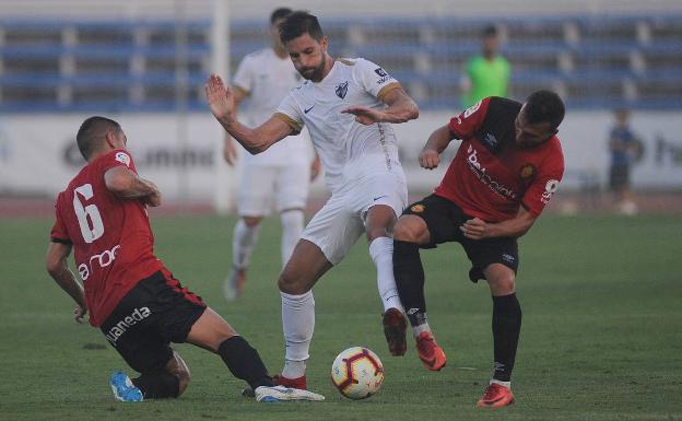 El Málaga cierra ya dos partidos de pretemporada: ante el Algeciras y el Mallorca