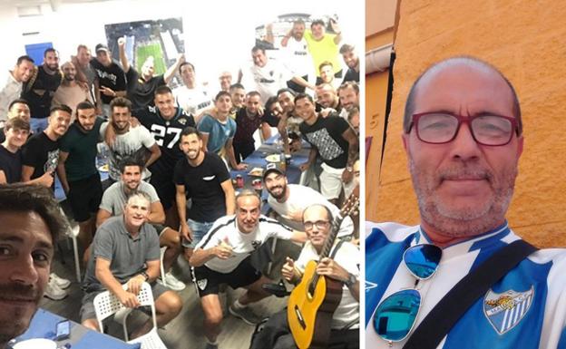 La historia detrás del aficionado malaguista que canta la actualidad del Málaga a ritmo de rumba