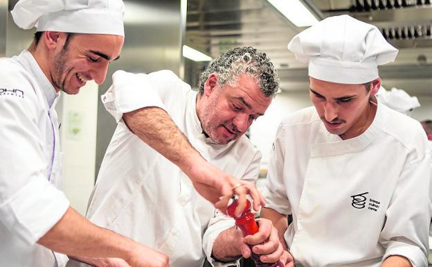 Dani Carnero reivindica el guiso en el Basque Culinary Center