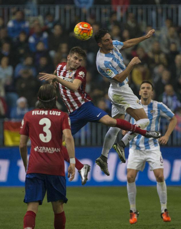 Las mejores imágenes del Málaga-Atlético