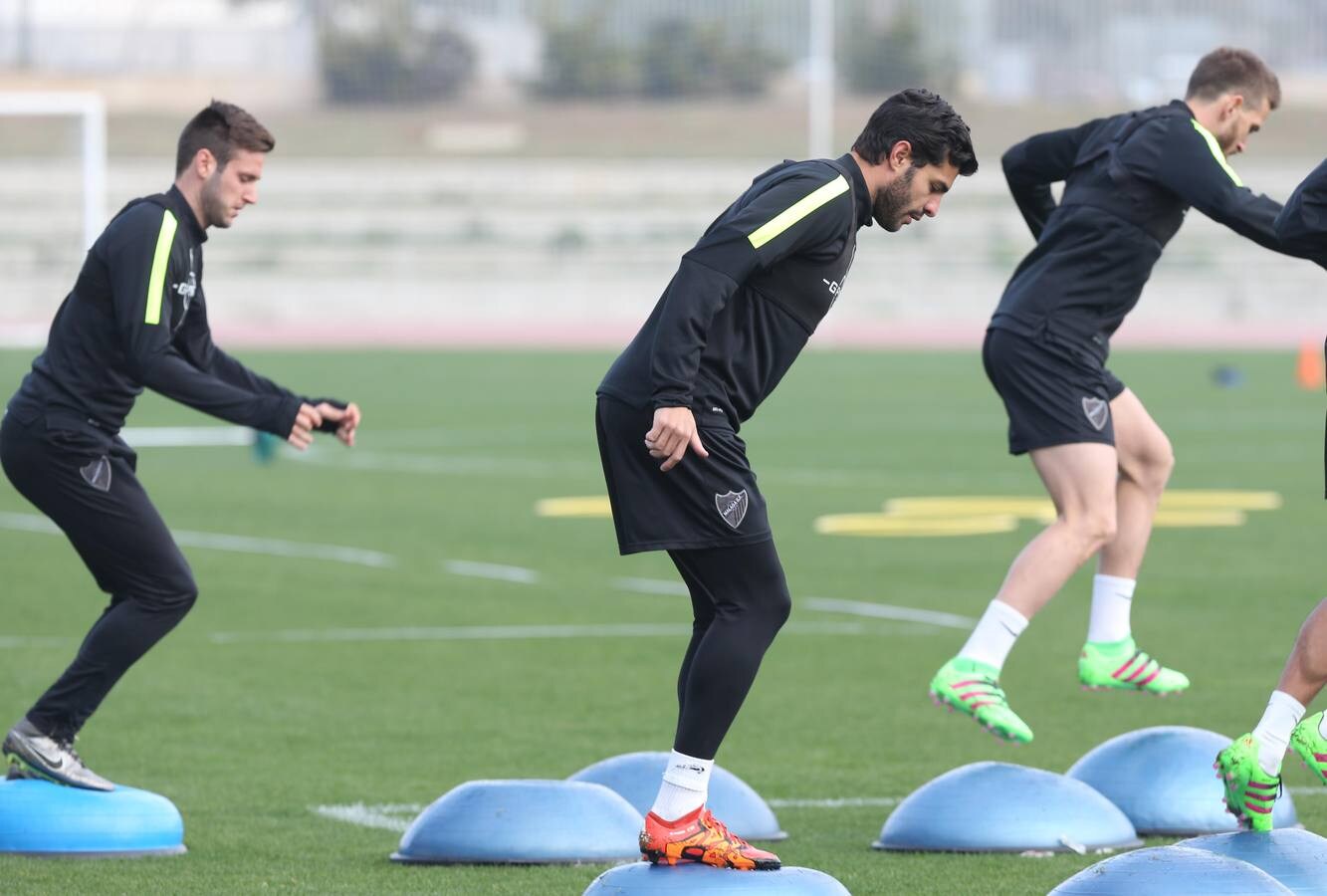Atsu se incorpora a los entrenamientos con el Málaga