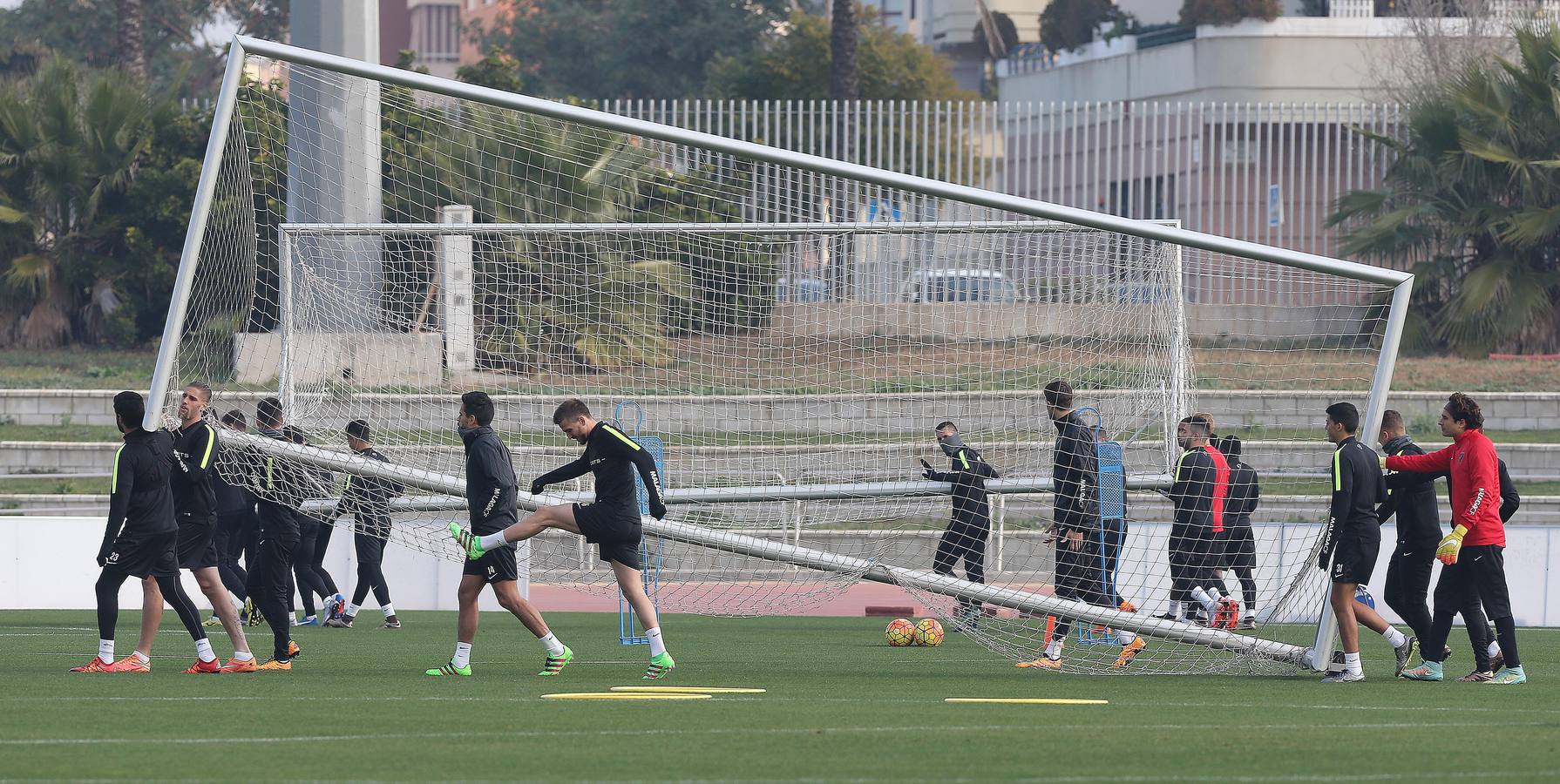 Atsu se incorpora a los entrenamientos con el Málaga