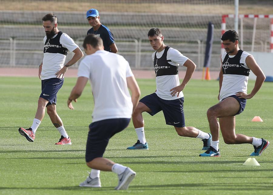 Fotos del entrenamiento del Málaga del lunes 11 de julio