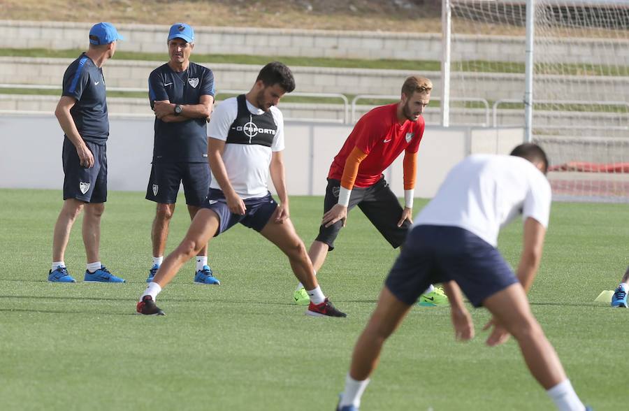 Fotos del entrenamiento del Málaga del lunes 11 de julio