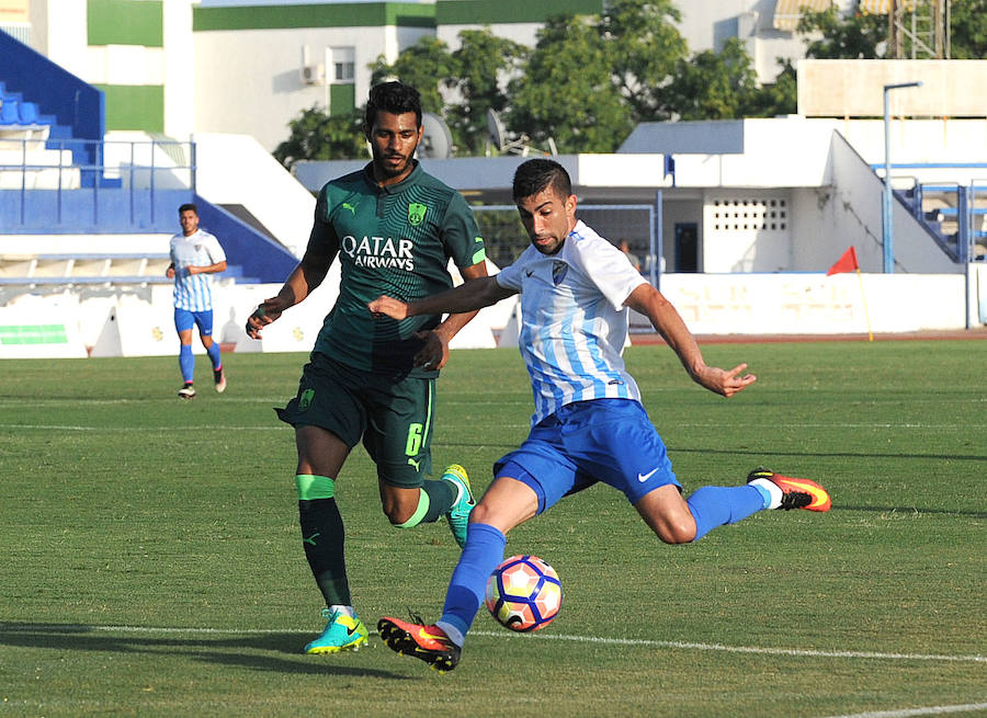 El partido del Málaga contra el Al Ahli, en imágenes
