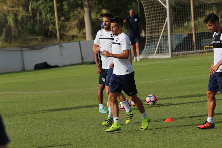 Fotos del entrenamiento del Málaga en El Viso