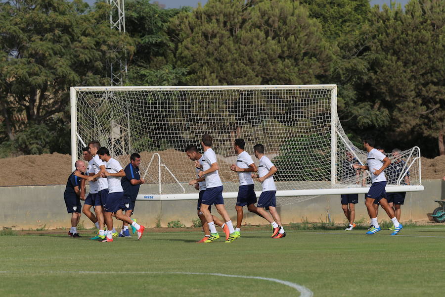 Fotos del entrenamiento del Málaga en El Viso