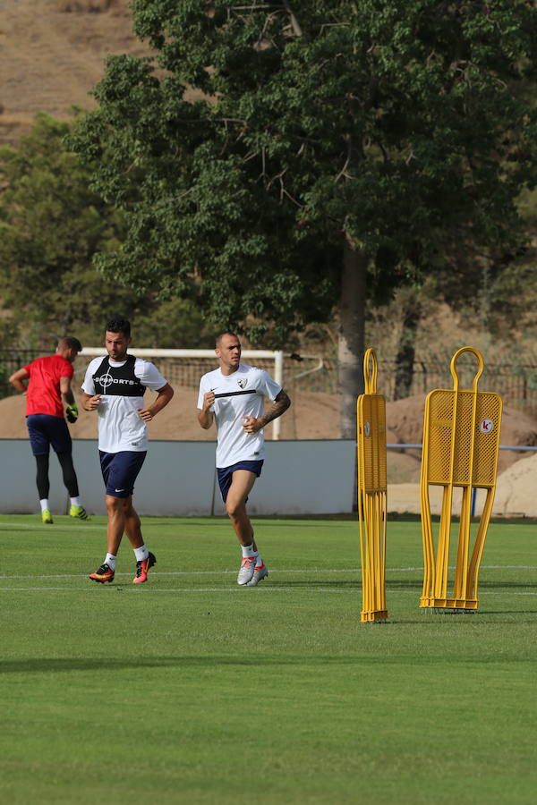 Fotos del entrenamiento del Málaga en El Viso