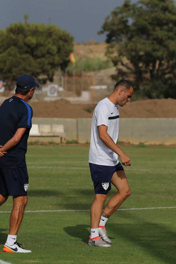 Fotos del entrenamiento del Málaga en El Viso