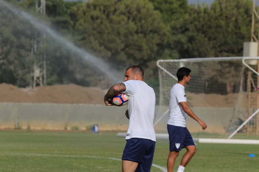 Fotos del entrenamiento del Málaga en El Viso