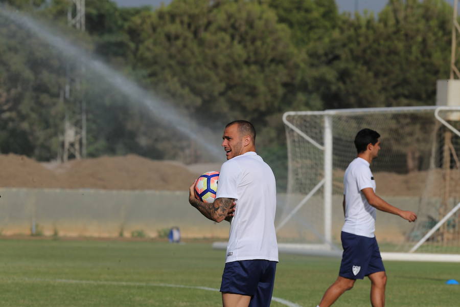 Fotos del entrenamiento del Málaga en El Viso