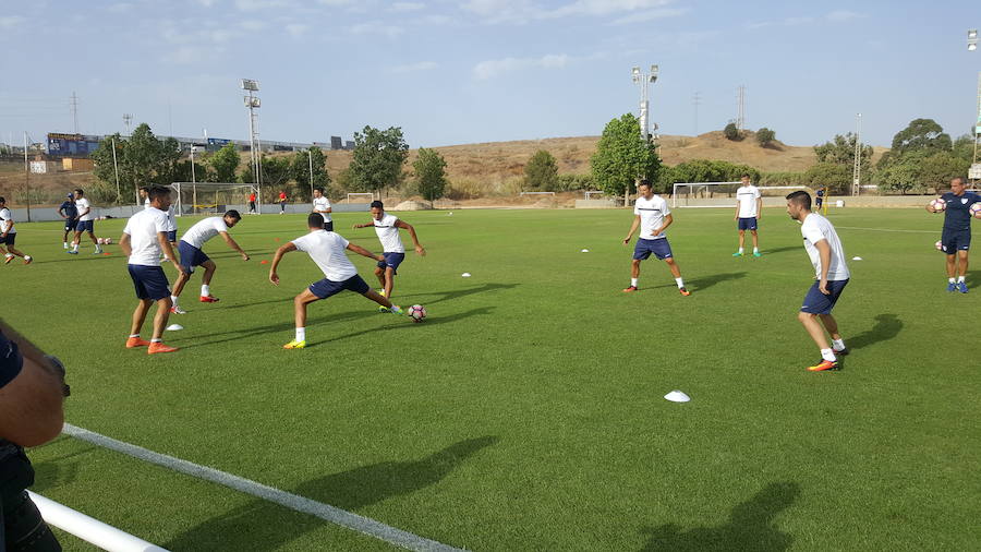 Fotos del entrenamiento del Málaga en El Viso