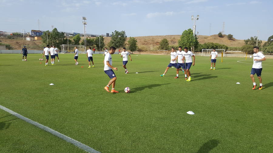 Fotos del entrenamiento del Málaga en El Viso