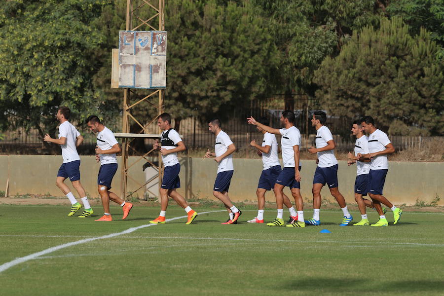 Fotos del entrenamiento del Málaga en El Viso