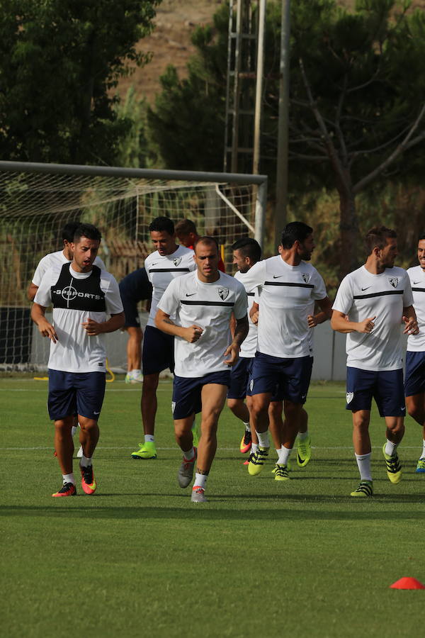 Fotos del entrenamiento del Málaga en El Viso
