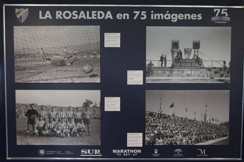 Exposición fotográfica en La Rosaleda por su 75 aniversario