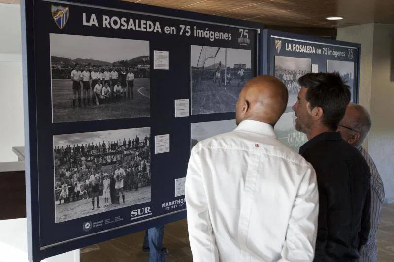 Exposición fotográfica en La Rosaleda por su 75 aniversario