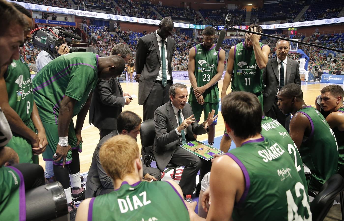 Fotos del partido del Unicaja frente al Zaragoza